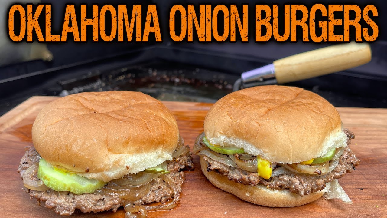 Oklahoma Onion Burgers On The Pitts & Spitts Hybrid