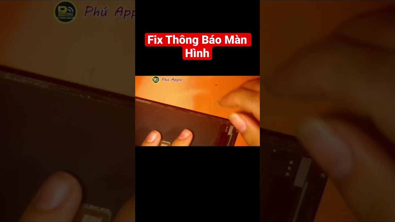 Fix Th&ocirc;ng B&aacute;o M&agrave;n H&igrave;nh Tr&ecirc;n Iphone 11 Pro || Ph&uacute; Apple ||