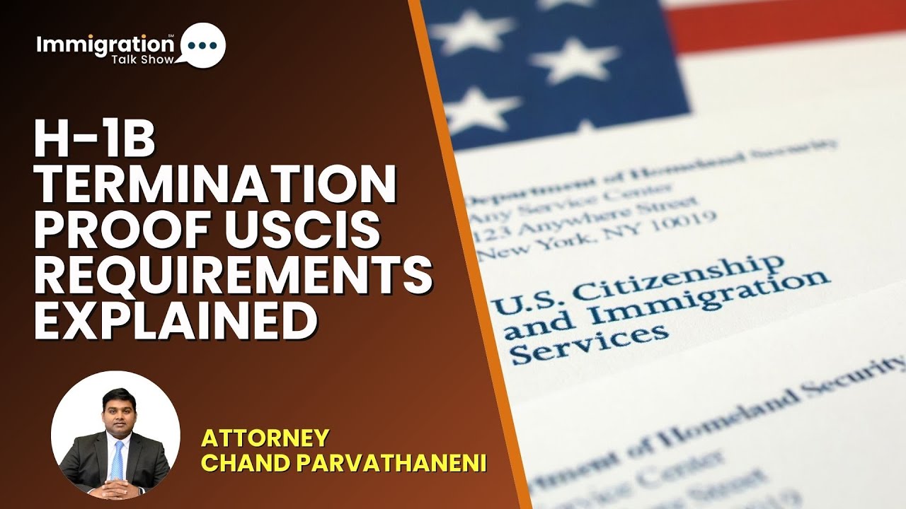 Что должны предоставить работники по визе H1B в USCIS для подтверждения факта увольнения и 60-дне...
