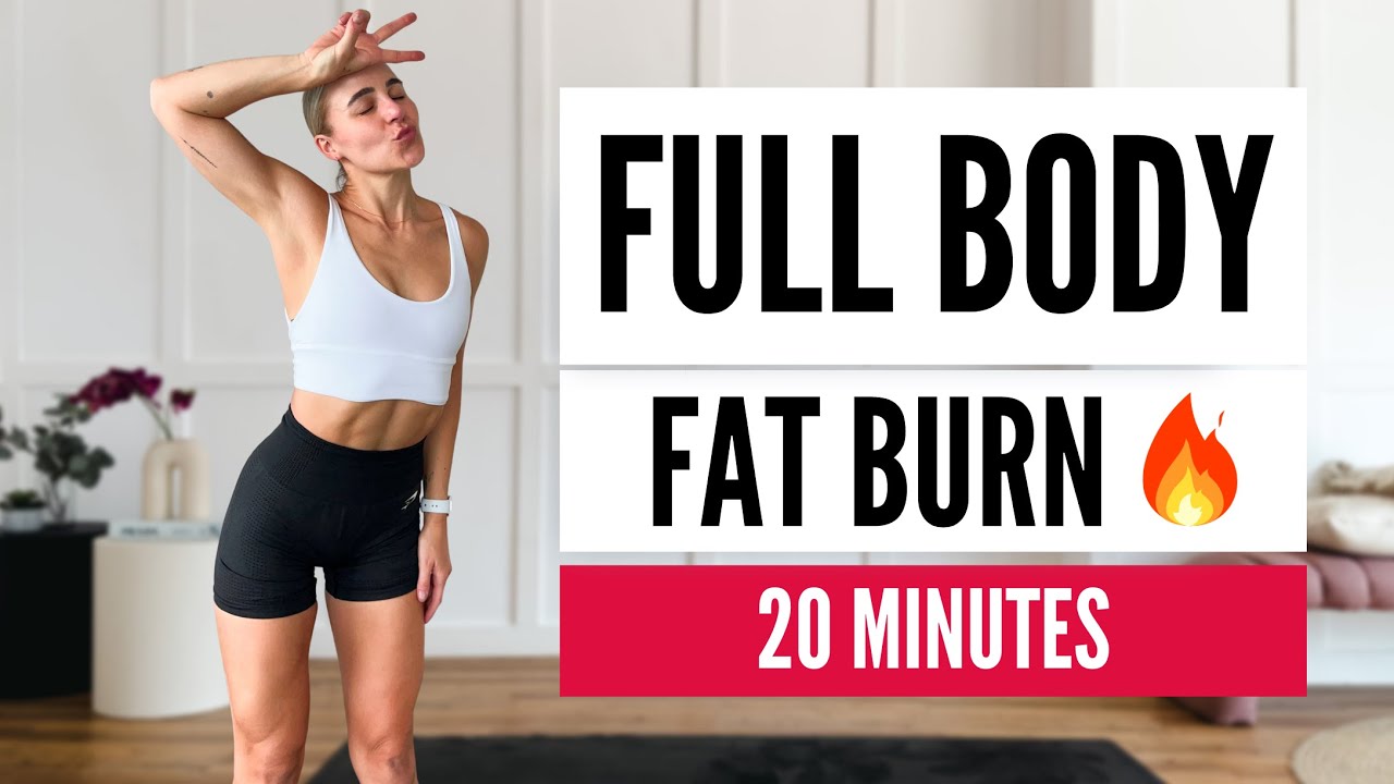 CARDIO & HIIT FULL BODY WORKOUT // 20 Minutes (no equipment, home workout)