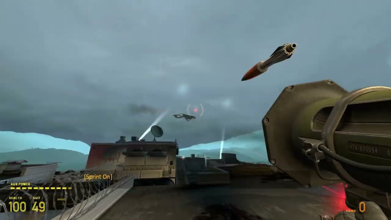 No Mercy in HL2 (w/ Sprinting Zombies mod) | Quick gameplay | HL2 Campaign