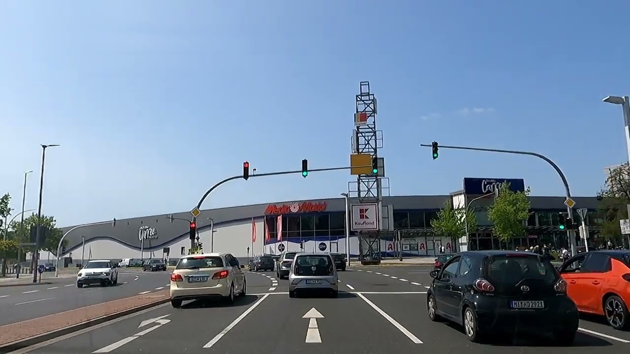 Driving in Salzgitter City Germany 🇩🇪 Niedersachsen car drive road with NCS Beats