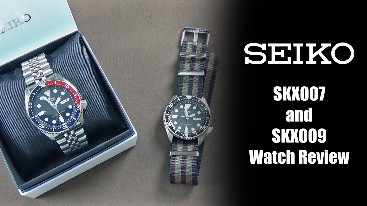 Seiko SKX007 and SKX009 Review