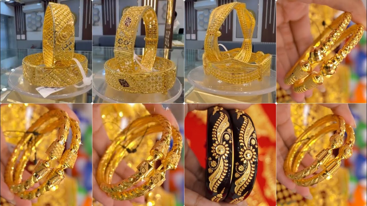 Gold bangles designs with weight/Gold sakha pola badhano design/gold churi/gold chur/gold ruli bala/