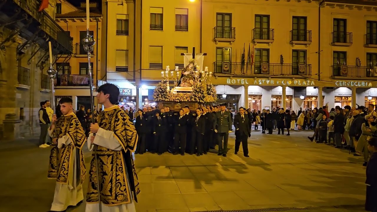 Semana Santa Astorga 2024. Procesión de Nuestra Señora de los Dolores