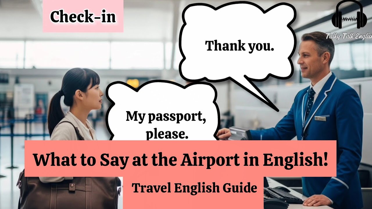 📚 Learn English at the Airport ✈️ | Easy English Conversations for Travel