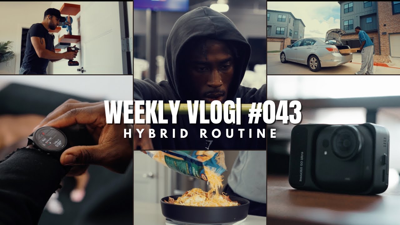 WEEK IN THE LIFE|  HYBRID ROUTINE| VLOGGING WITH THE INSTA360 GO ULTRA|
