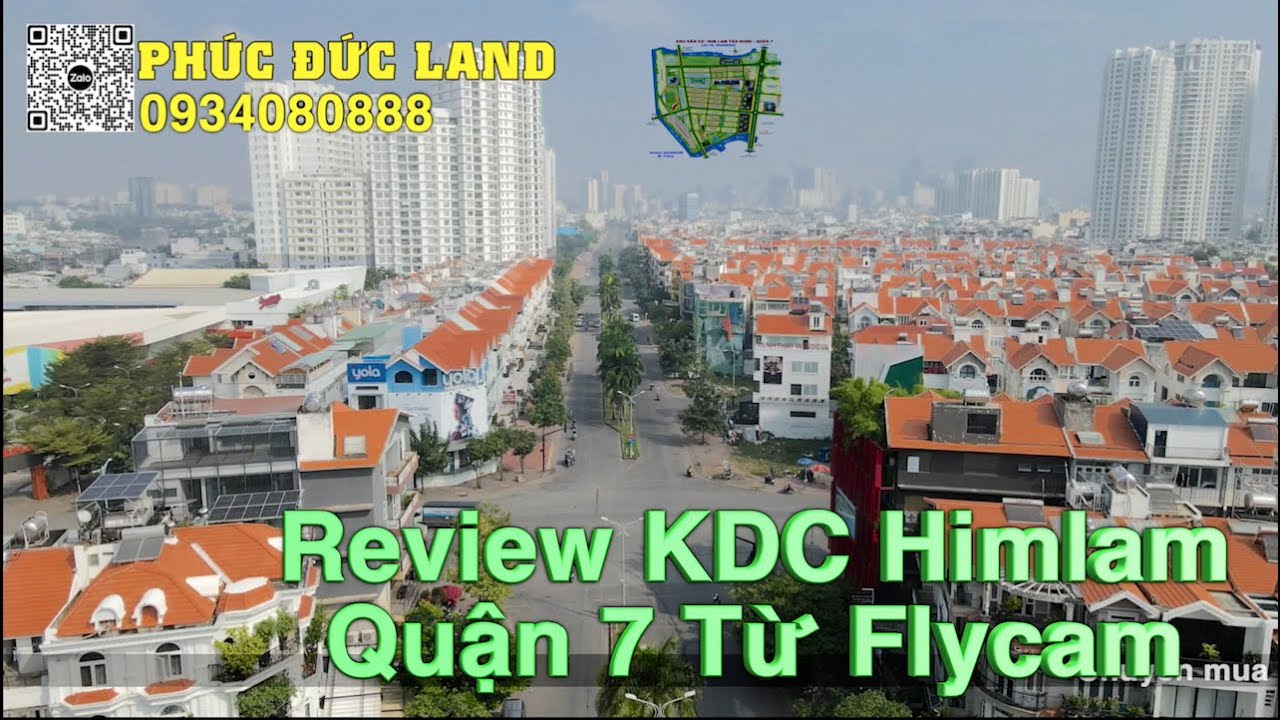 VIDEO giới thiệu khu đô thị Himlam Tân Hưng Q7  từ Flycam