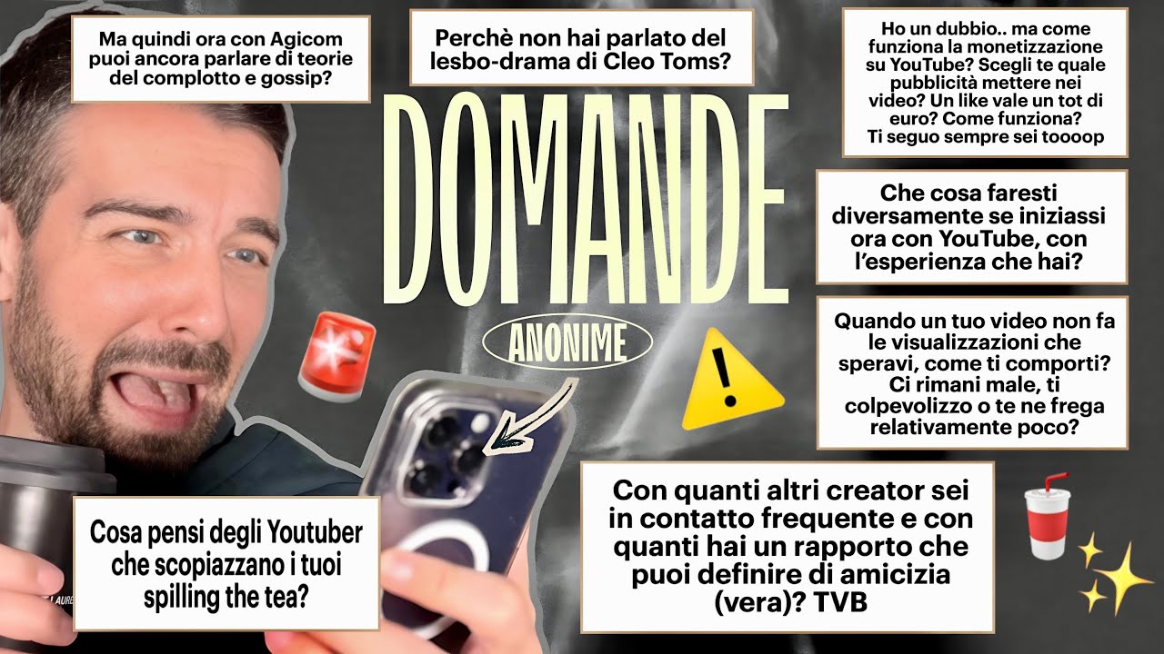 È ARRIVATO IL MOMENTO DI METTERE I PUNTINI SULLE i | RISPOSTE 100% ONESTE A DOMANDE ANONIME! 😰