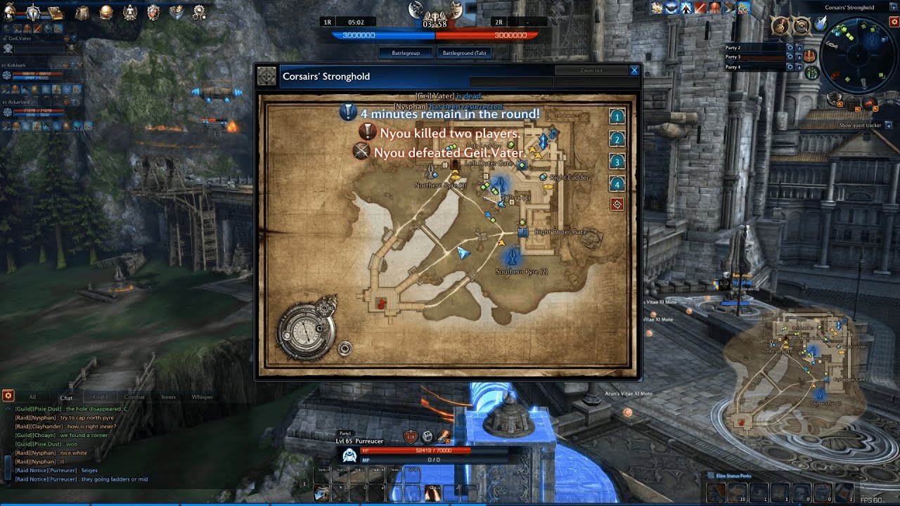 TERA | Corsair's Stronghold (CS) Leading - lvl 39 Warrior PoV