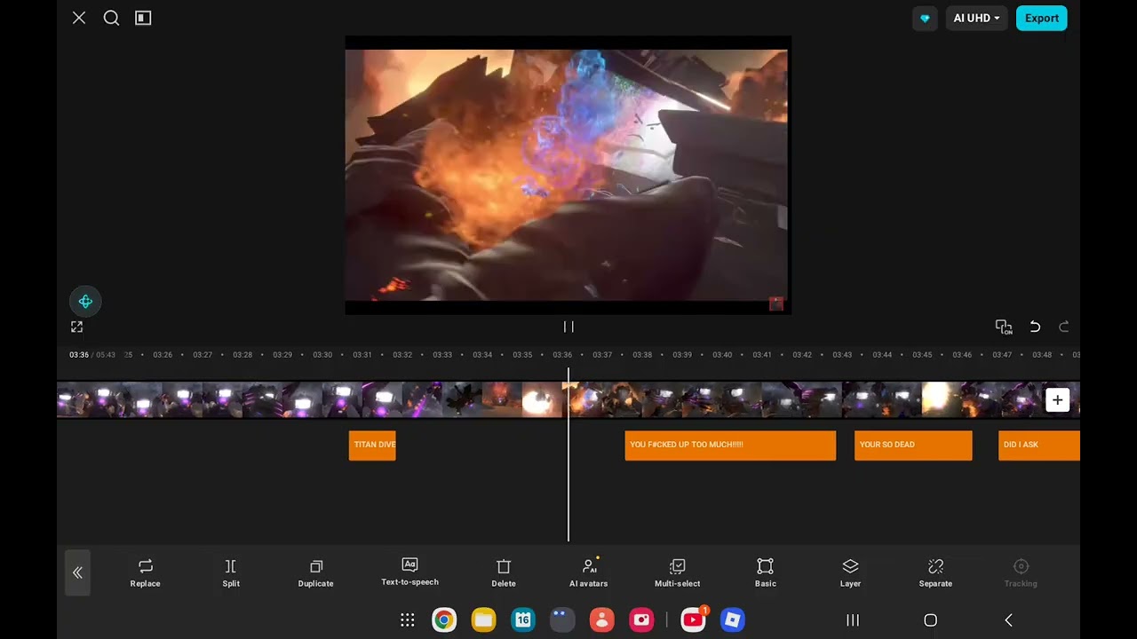My bloody Bacon versus Leyyley12 is ready (full screen soon)