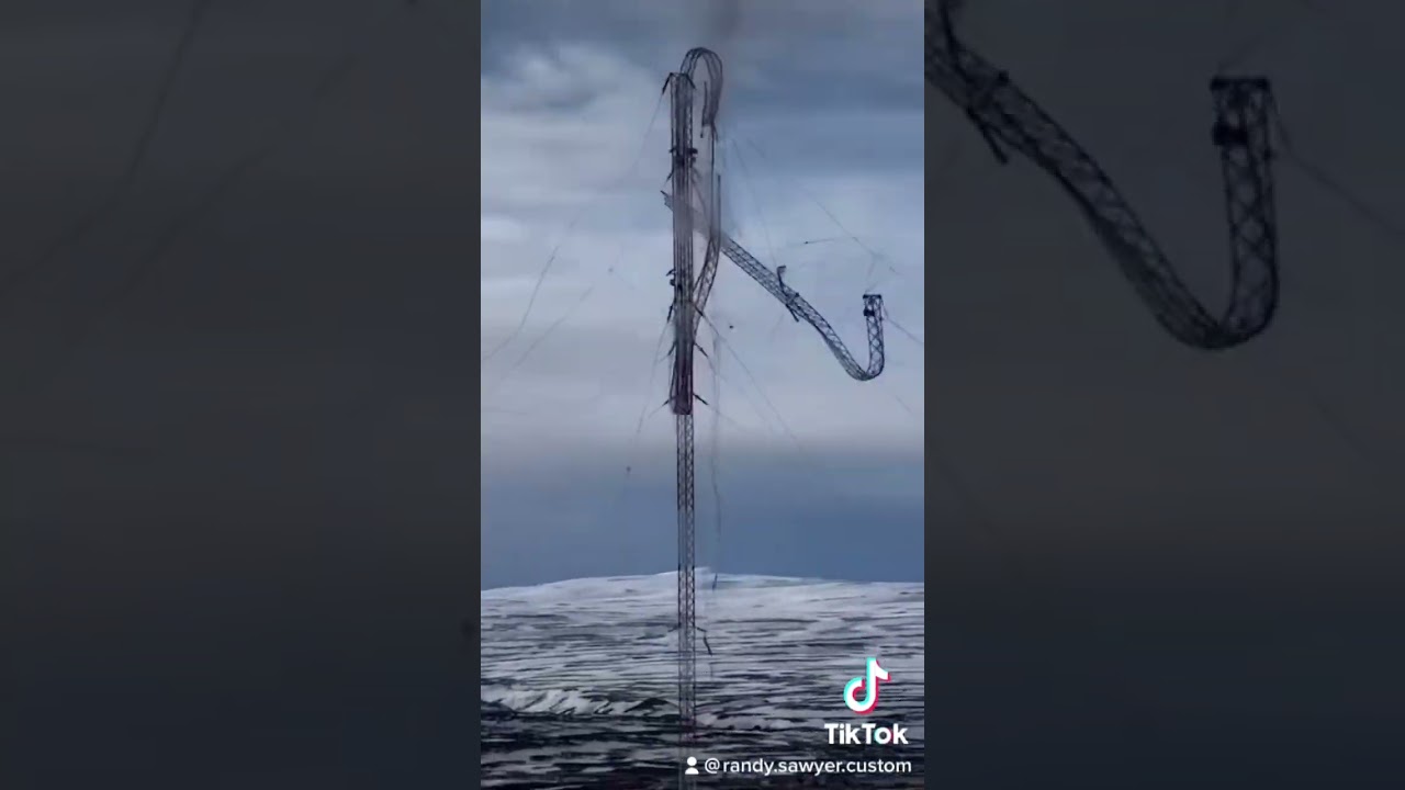Cell Tower Collapse. So much for quality cellular service #corruption, #gogreen #doomed