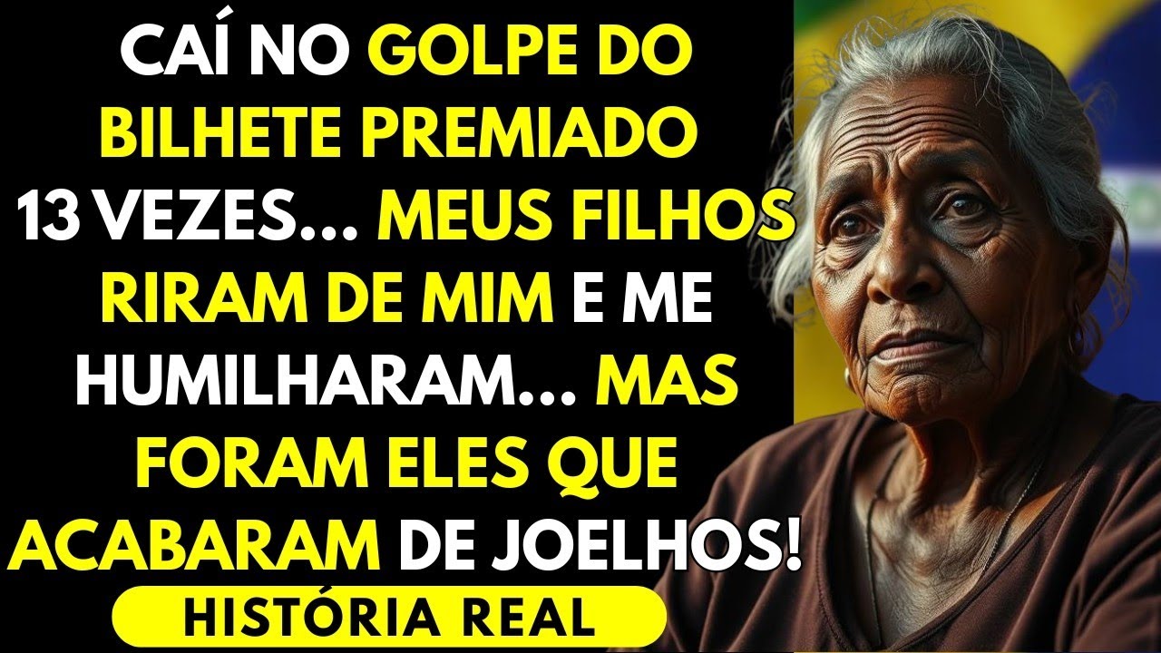 HISTÓRIA REAL💔CAÍ NO GOLPE DO BILHETE PREMIADO 13 VEZES… E FUI HUMILHADA PELA MINHA PRÓPRIA FAMÍLIA!