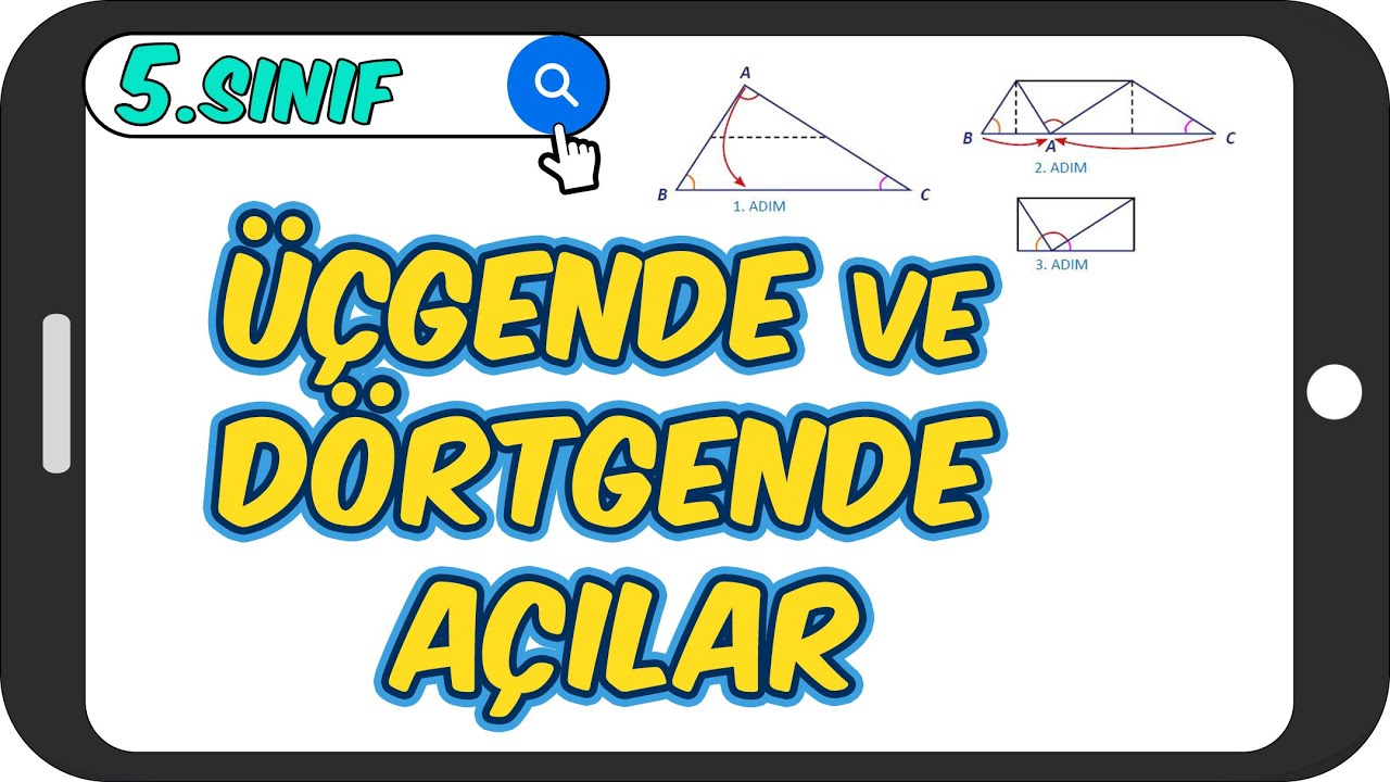 Üçgende ve Dörtgende Açılar / Taktikli Anlatım 📘 5.Sınıf Matematik #2023