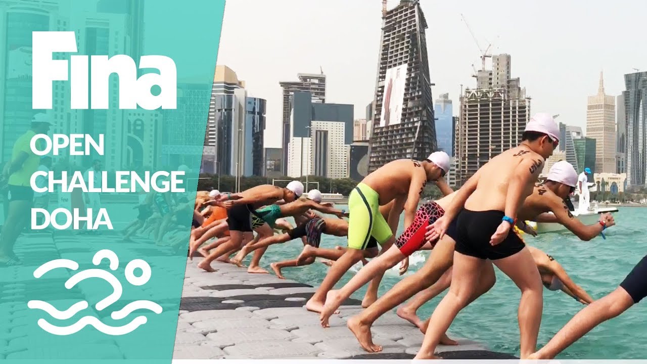 360 swimmers at the Open Challenge Mass Event Doha 2018