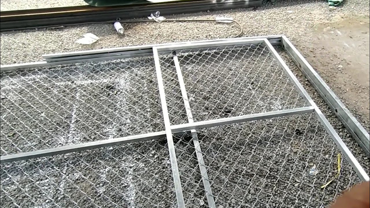 Cách làm CỬA LÙA RAY TREO LƯỚI B40 kéo siêu nhẹ