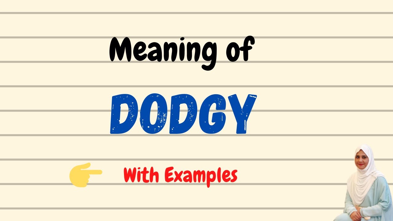 Daily vocabulary | Dodgy Meaning | Vocabgram