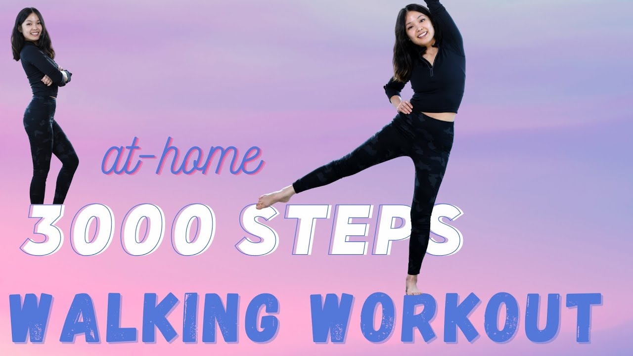 3000 STEPS WALKING WORKOUT AT HOME | Total Body Toning & Fun #21061