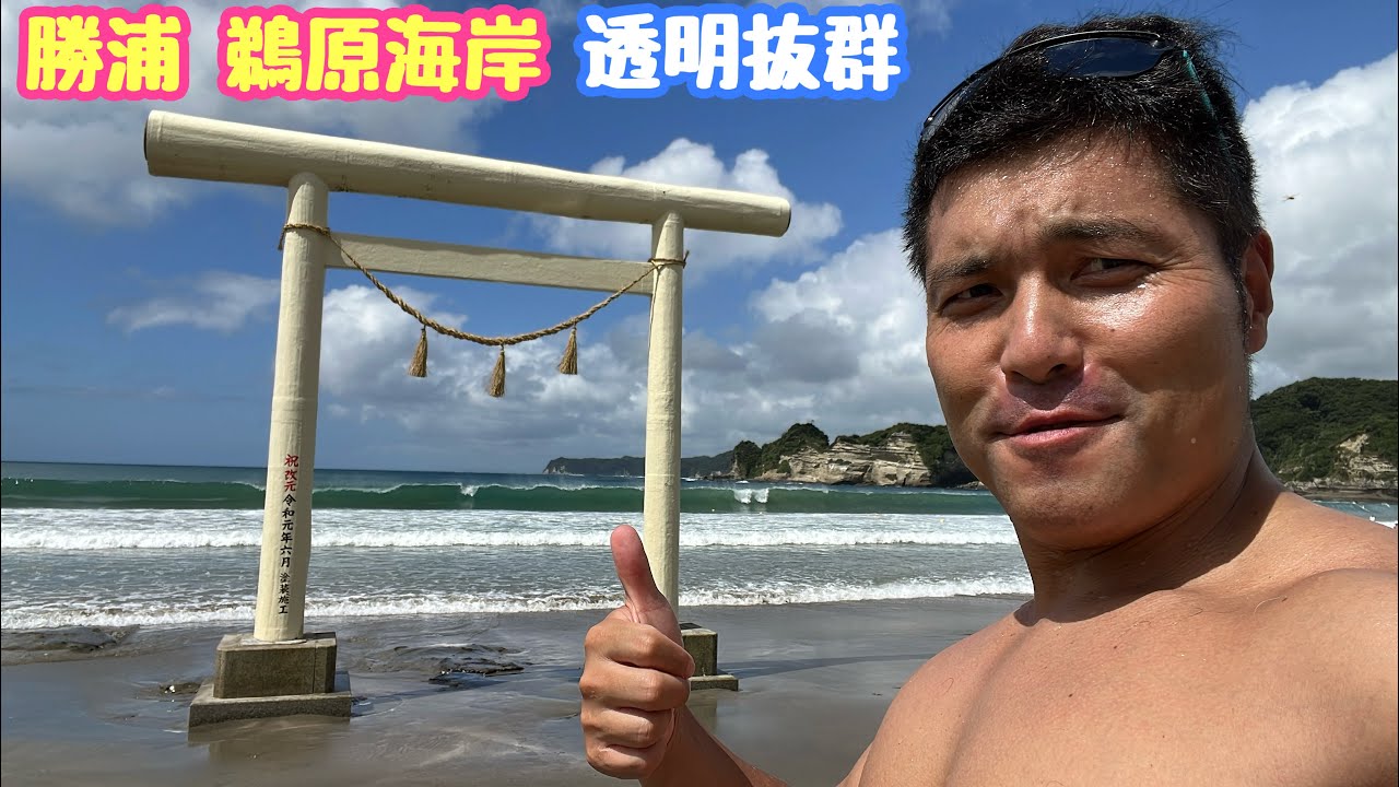 【海水浴】日本の渚百選！透明度バツグン 鵜原海岸で海の癒し＆鳥居の絶景 千葉・勝浦 海水浴グルメは鶏塩そうめん