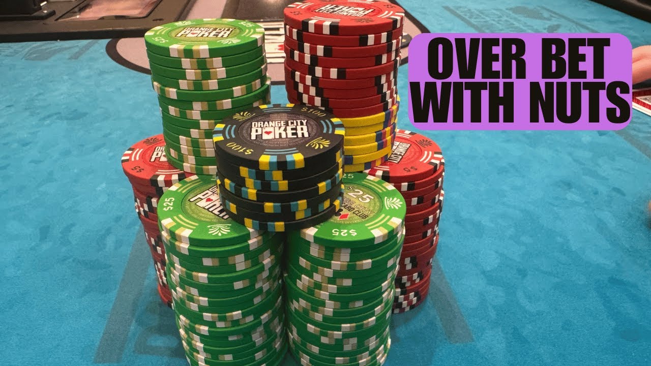 Over Betting the Nuts At Orange City !!! -  Kyle Fischl Poker Vlog Ep 245