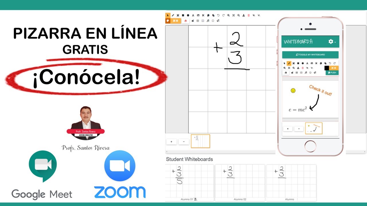 Cómo usar WHITEBOARD para ver en tiempo real el progreso de nuestros alumnos