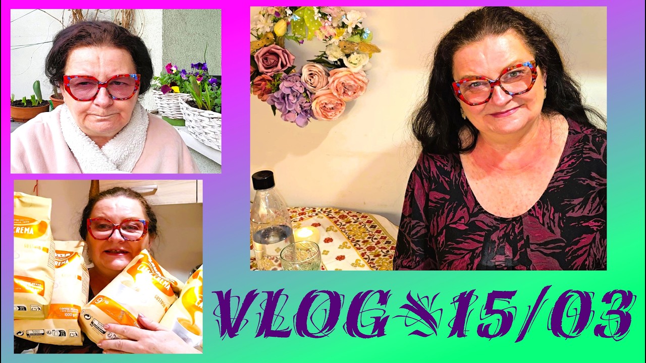 VLOG#15/03/26☕LISTA ROŚNIE / HAUL ZAKUPOWY/ WIOSENNY WIANEK / UCZULENIE/ HORTENSJA