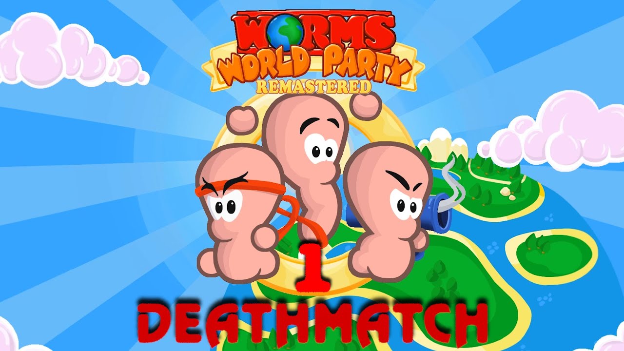 Worms World Party Remastered (Deathmatch - Часть 1) [RUS] 1080p/60