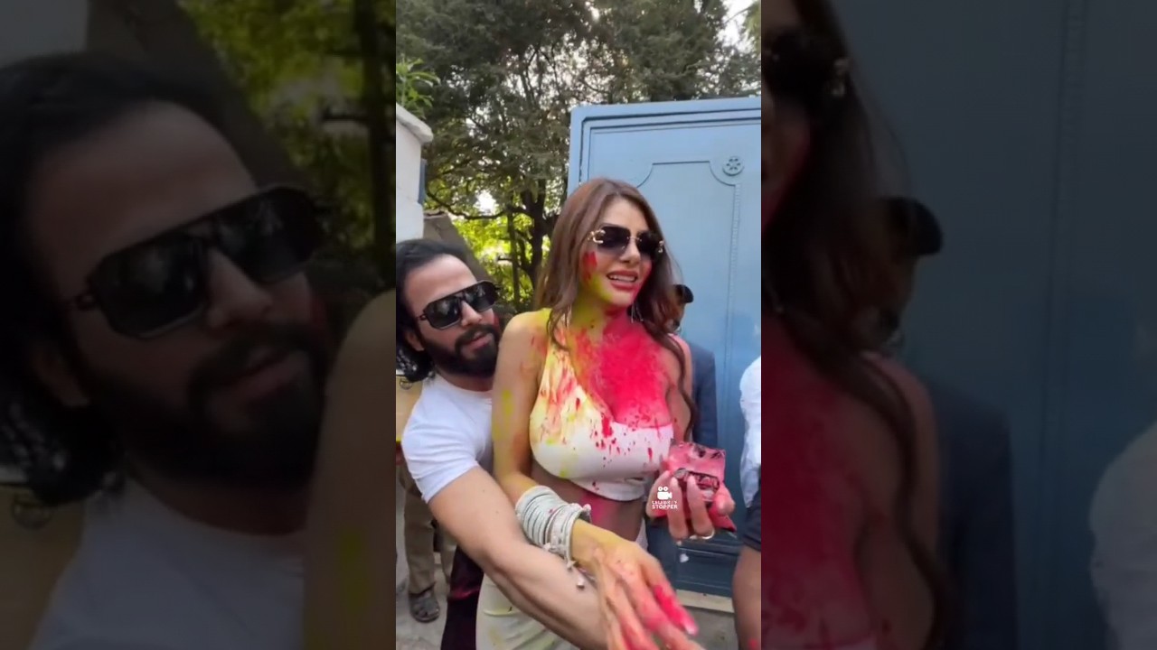 sherlyn chopra holi video😱 I #shorts#holi2024 #sherlynchopra