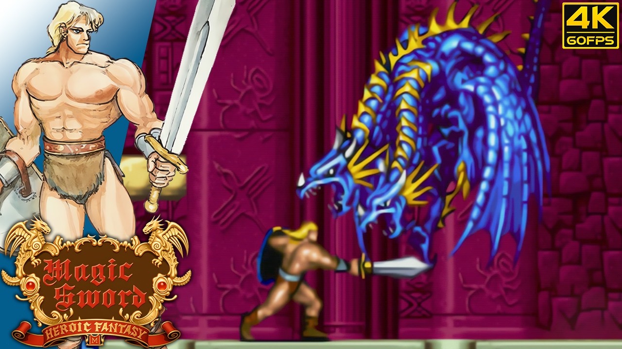 Magic Sword - Alan (Arcade / 1990) 4K 60FPS