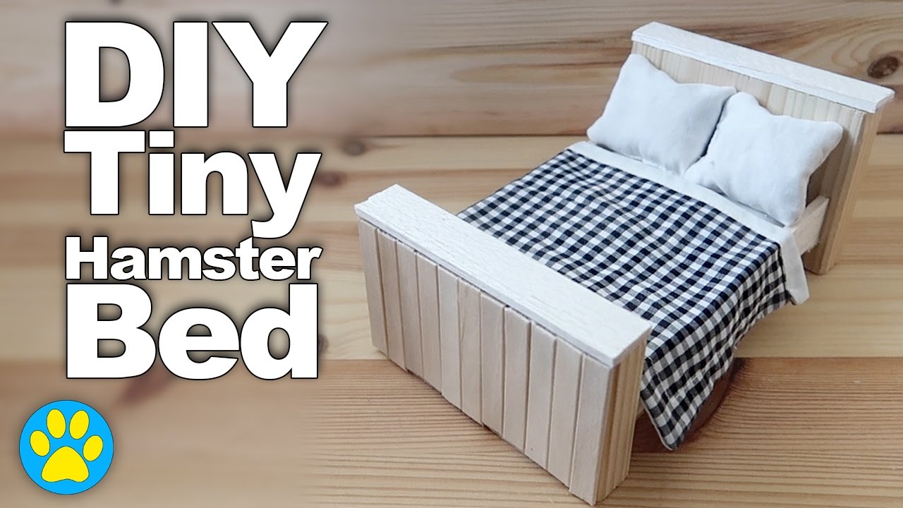 DIY Tiny Hamster Bed