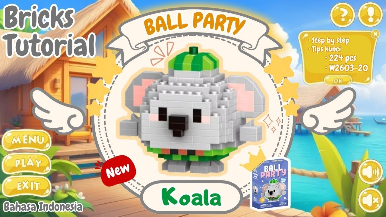 Party Time!! Bricks Ball Party 