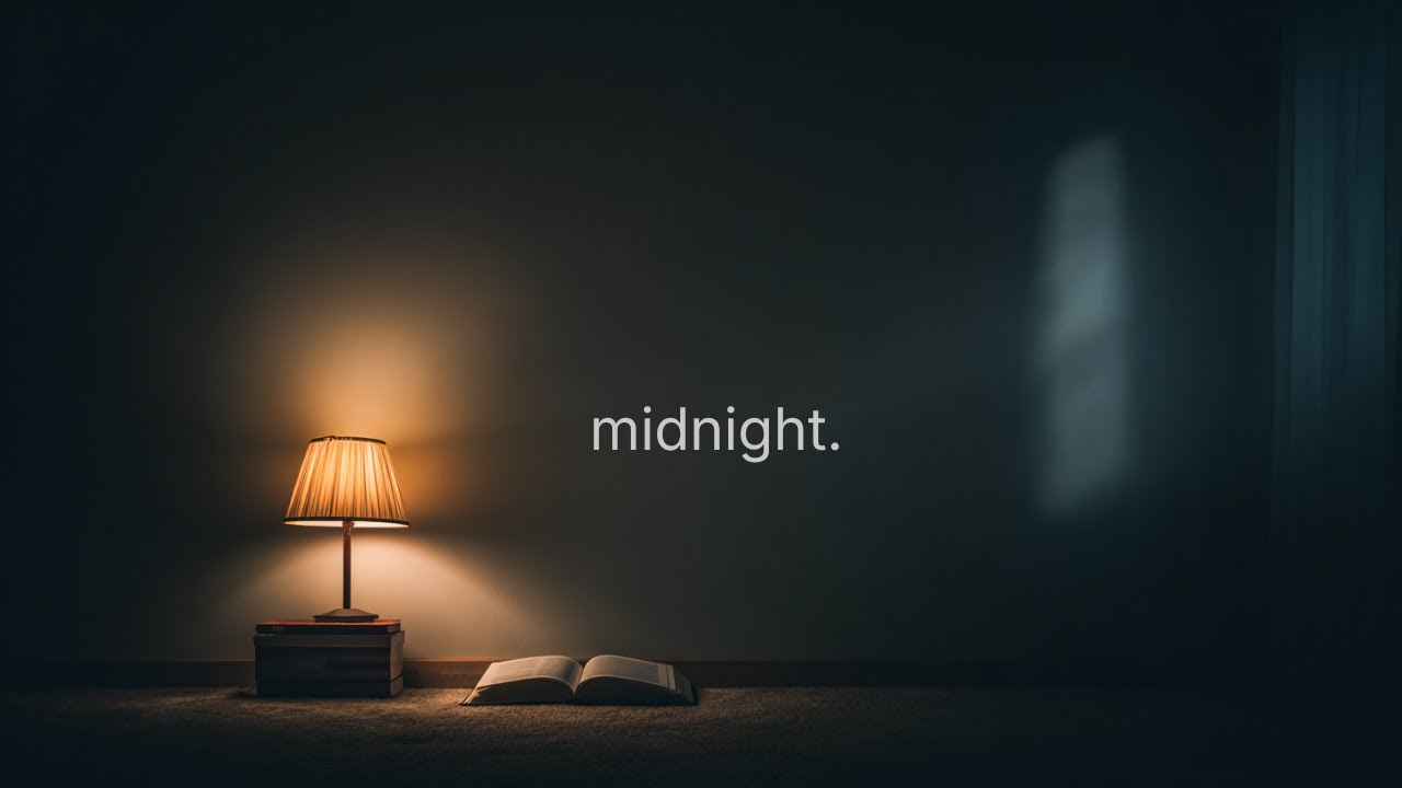 midnight. | quiet ambient music for reading & focus (1Hour)