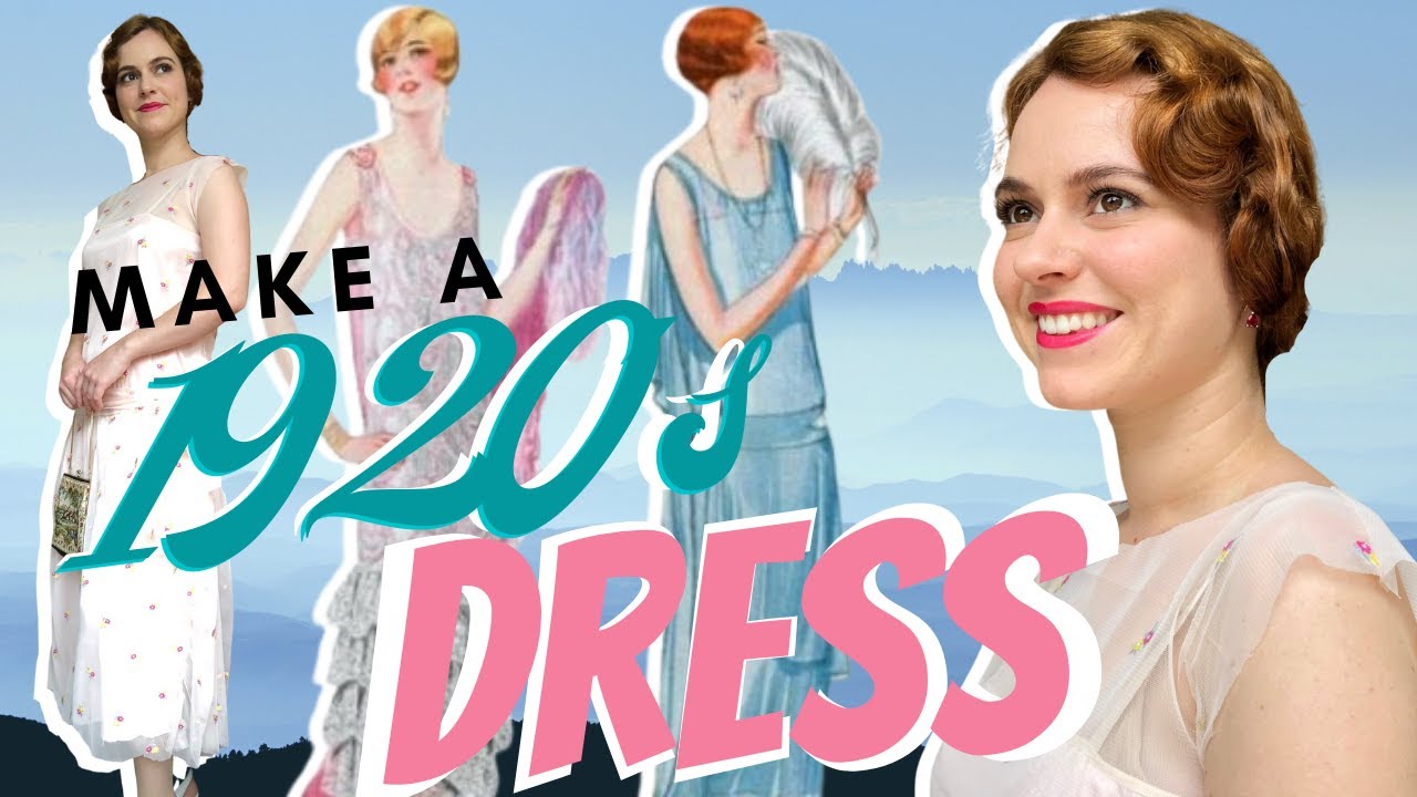 How To Sew a 1920's Dress with Hair and Makeup | Valentines Day Special