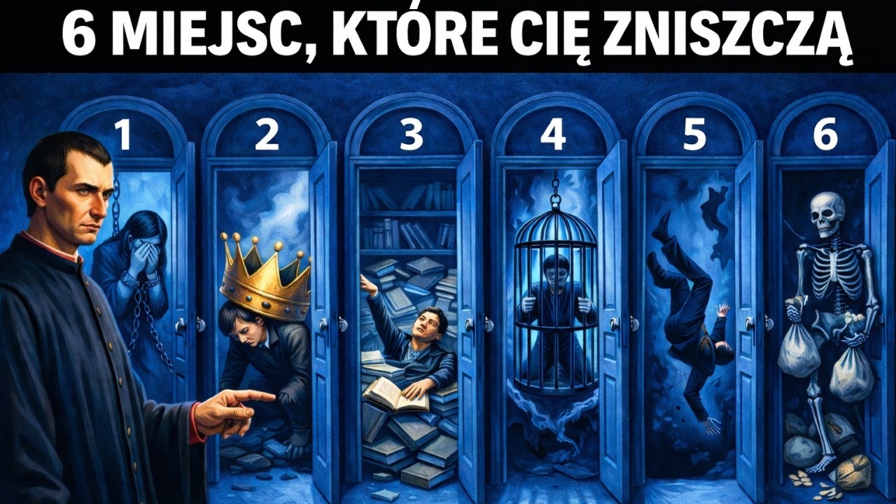 6 miejsc, które Cię ZNISZCZĄ — ostrzeżenie Machiavellego