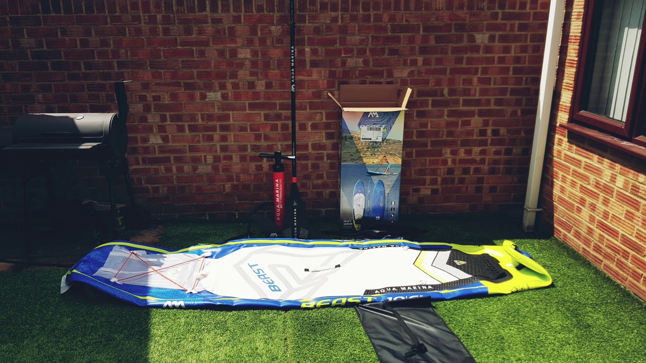 Aqua Marina Beast 10'6 SUP, Paddleboard unpacking
