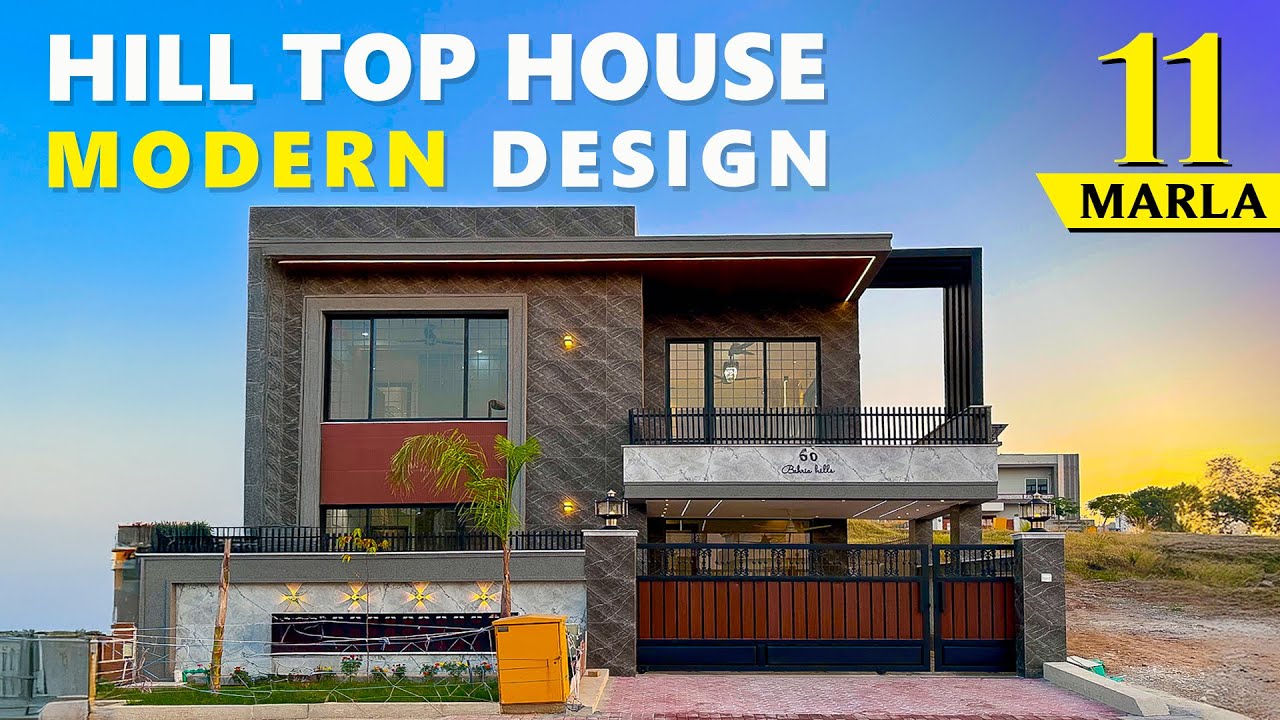 11 Marla Hill Top Modern Design House for Sale Bahria Town Islamabad