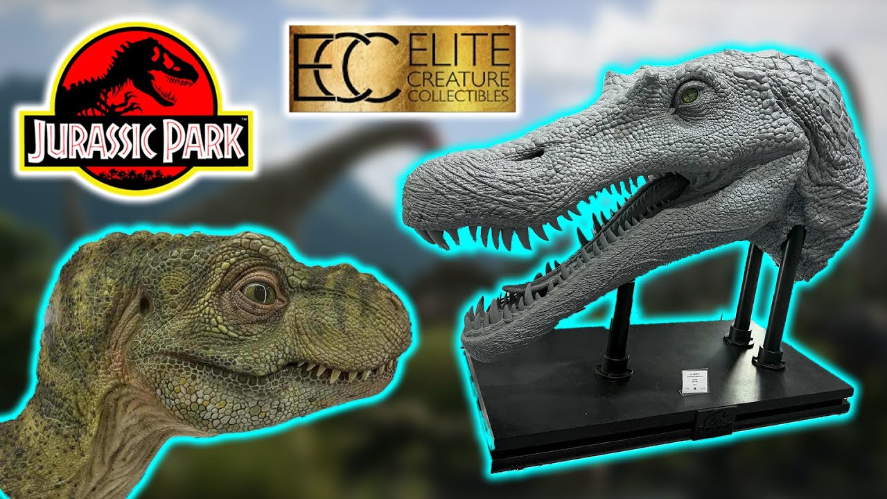 НОВИНКА! 6000 долларов! Реплика головы спинозавра из фильма «Парк Юрского периода 3» от ECC в мас...