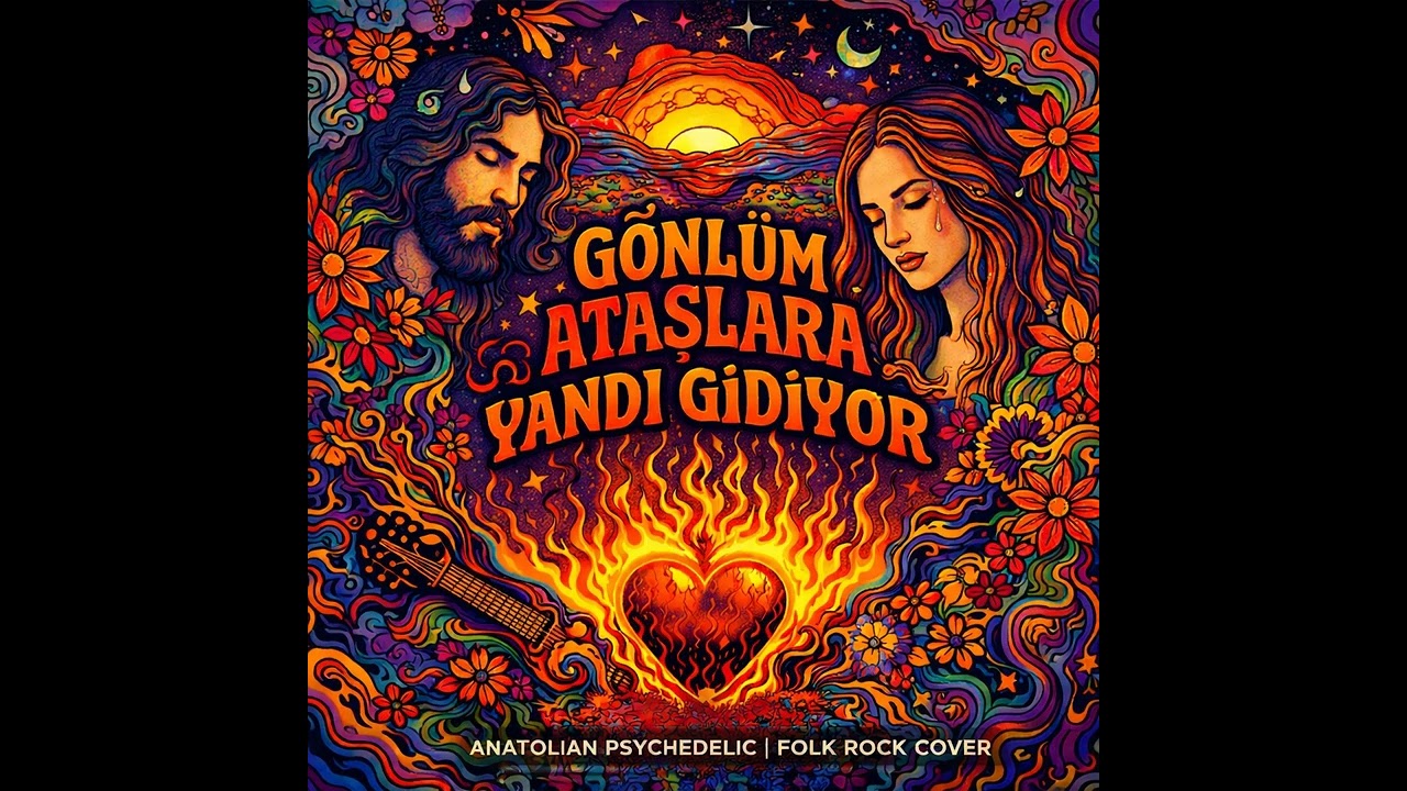 GÖNLÜM ATAŞLARA YANDI GİDİYOR  | ANATOLIAN PSYCHEDELIC | FOLK ROCK COVER