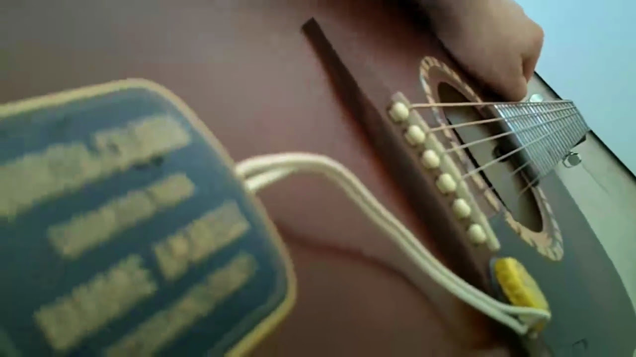DIY Acoustic 2$ Guitar Pickup w Sound Demo