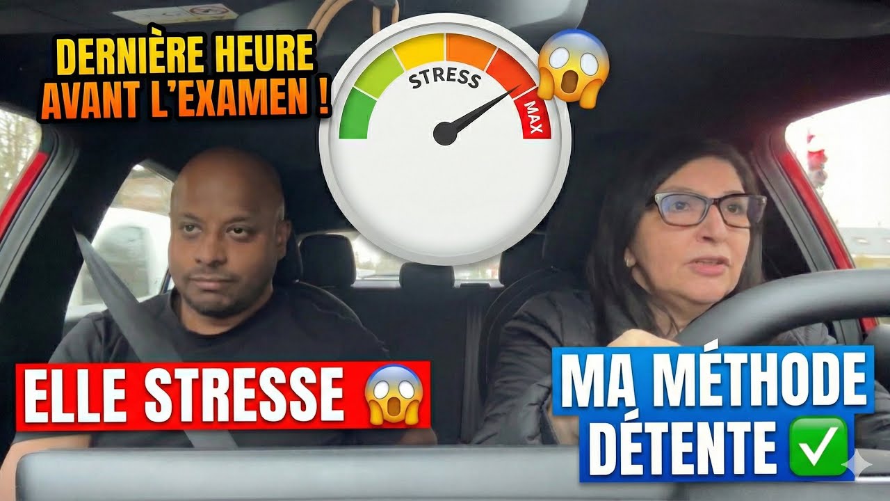 J-1 AVANT L’EXAMEN - Simone 50 ans DOIT VAINCRE LE STRESS DU PERMIS  ! 🛑 