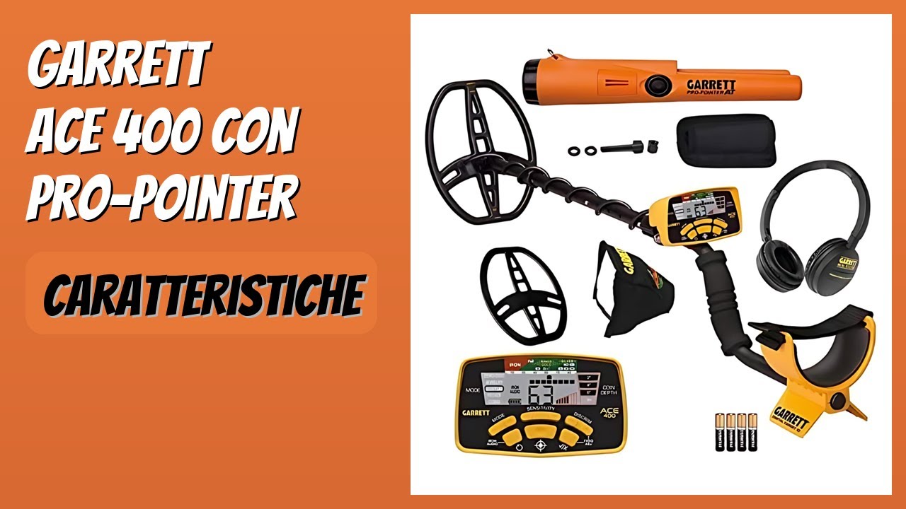 RECENSIONE (2025) : Garrett ACE 400 con Pro-Pointer. DETTAGLI