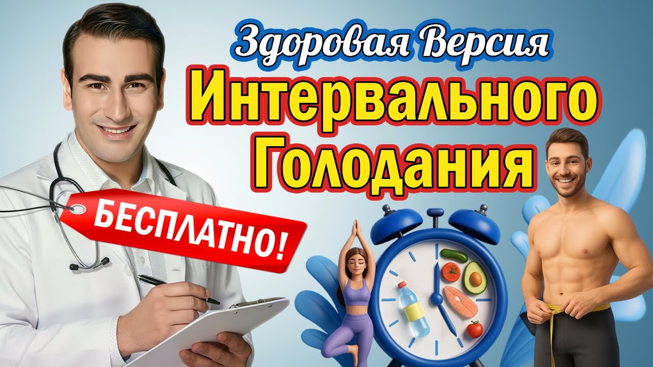 Здоровая Версия Интервального Голодания (Фастинга) для Начинающих!