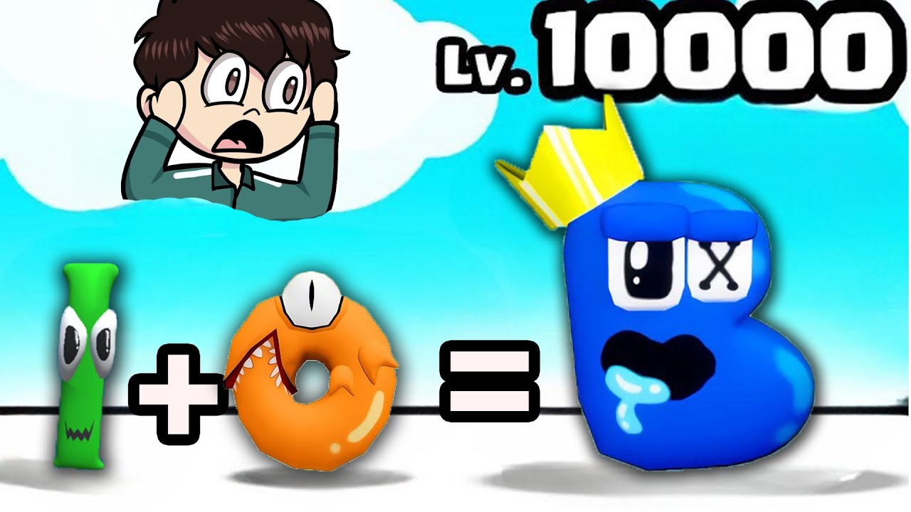 DESCUBRO las SKINS de RAINBOW FRIENDS en ALPHABET LORE RUN !! - DeGoBooM