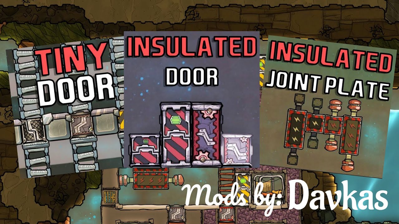 Mini Mod Monday 2 - doors and insulation - Oxygen not included