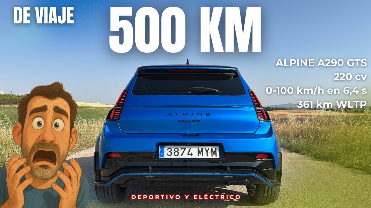 Viaje Madrid-Burgos con Alpine A290 GTS #TestDrive