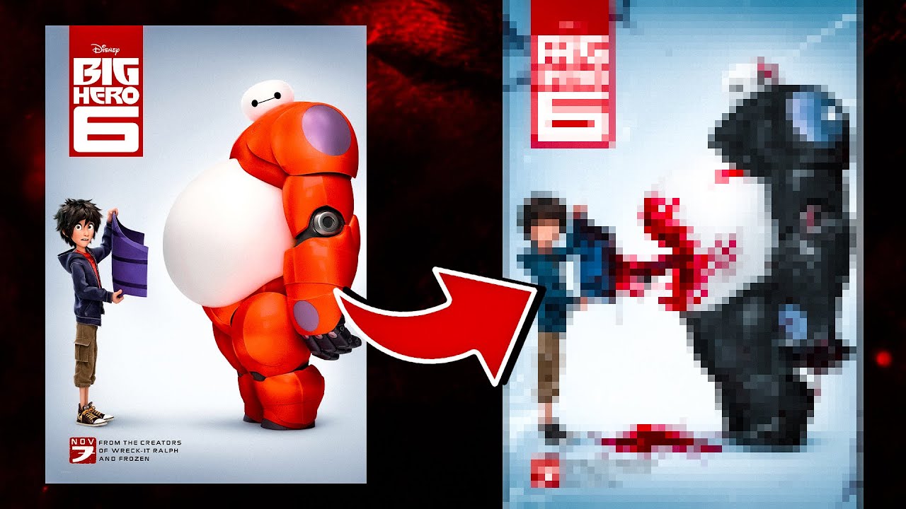 Kids Movie Posters Turned into HORROR Masterpieces #2
