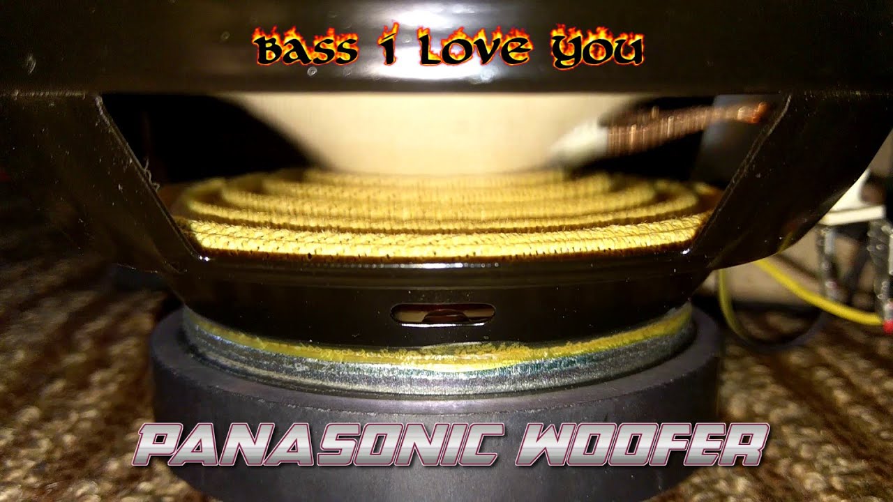 Panasonic Woofer - Bass I Love You