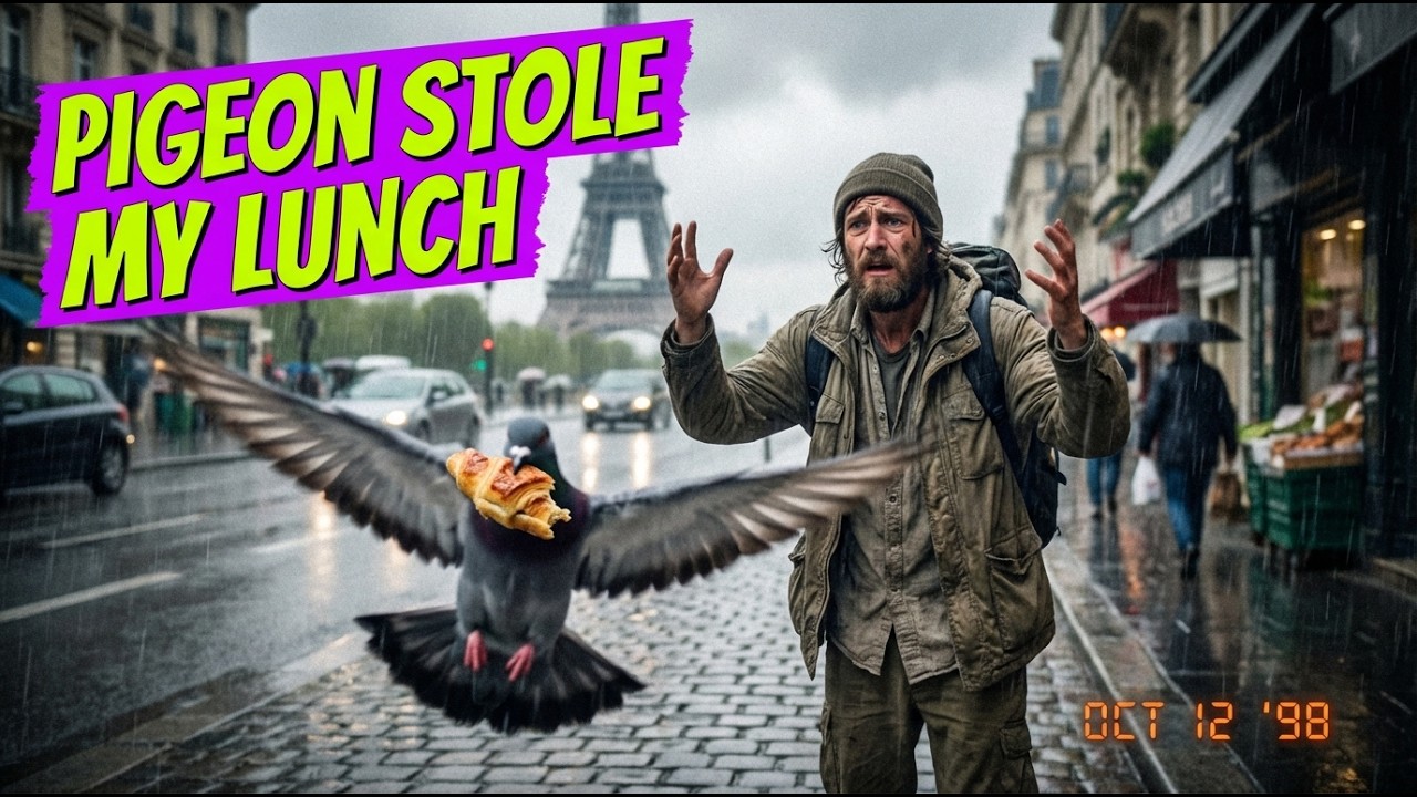 The Great Paris Pigeon Heist: A Pastry Tragedy