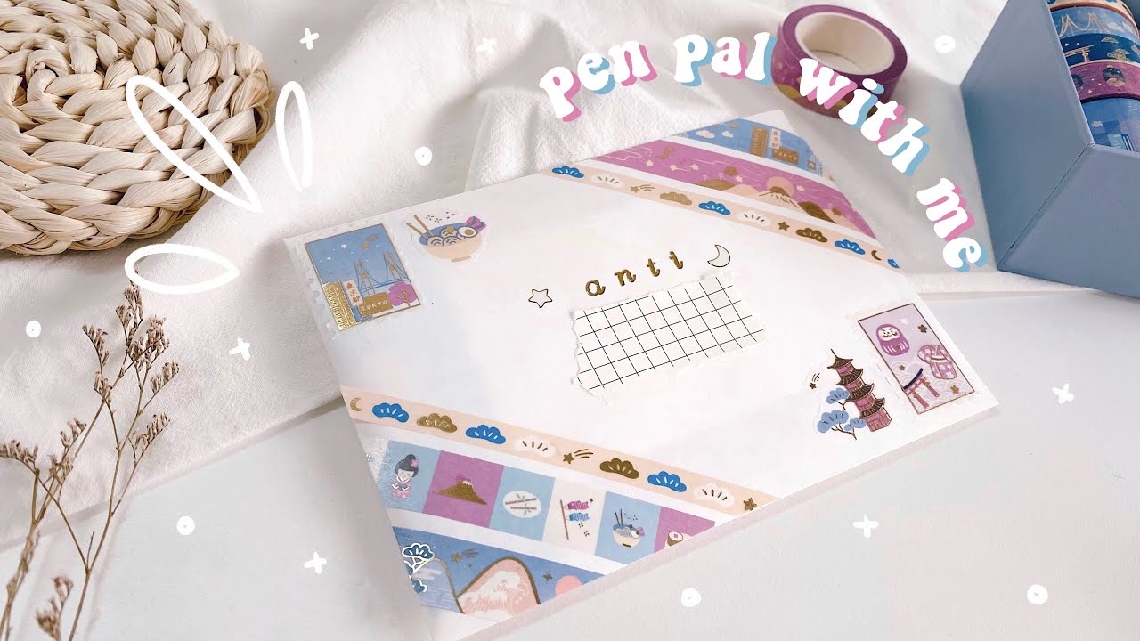🎏 pen pal with me #19 // kawaii japan theme ft. notebook therapy