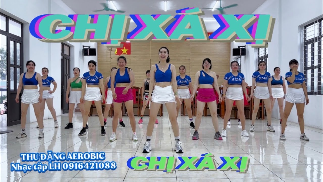 GIẬT BỤNG aerobic GIẢM MỠ EO THON /#368/ CHỊ XÁ XỊ/THU ĐẶNG AEROBIC